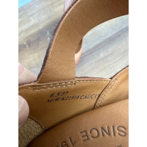 Kork-Ease Brown Leather Heels - Picture 6 of 7